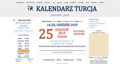 Desktop Screenshot of pl.turktakvim.com