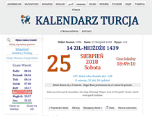 Tablet Screenshot of pl.turktakvim.com